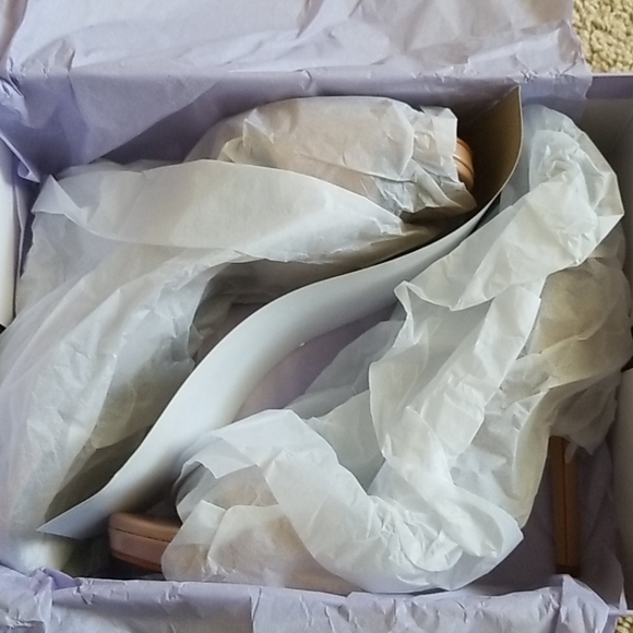 Madden Girl Flashy Ankle Strap Fawn Patent Heels - Picture 8 of 16